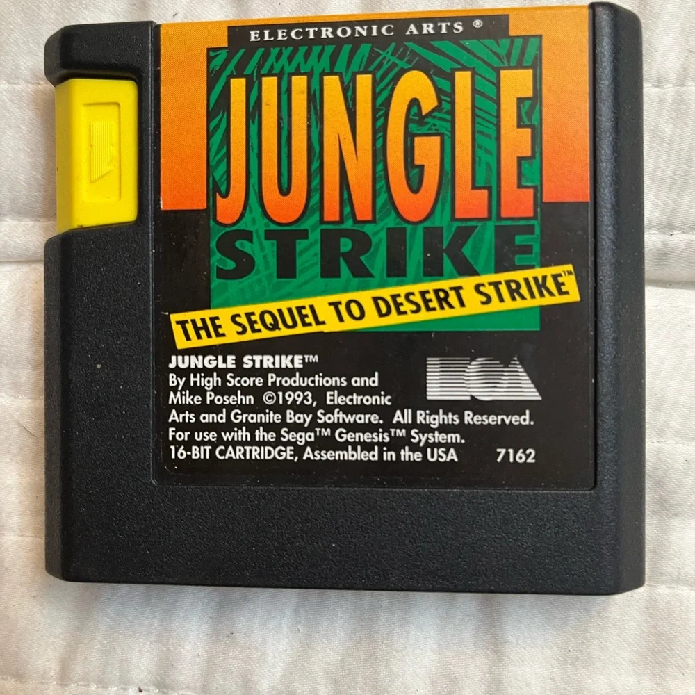 JUNGLE STRIKE Sega Genesis, 1993